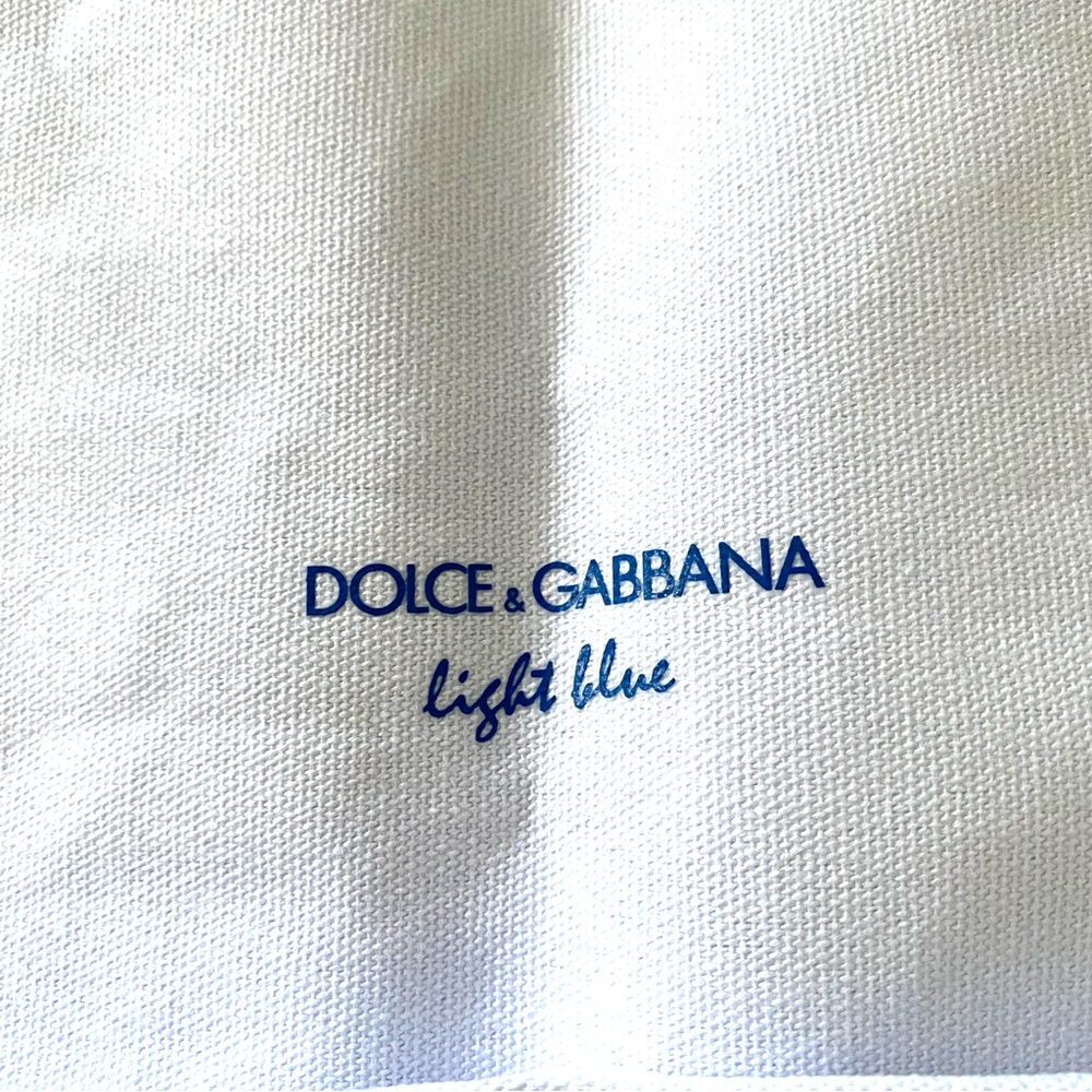 Dolce & Gabbana Canvas Blue and White Tote Bag - Picture 3 of 4